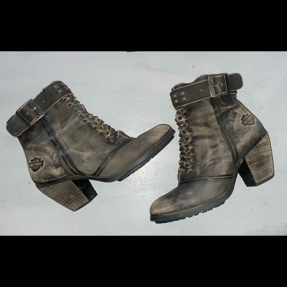 Calkins Harley Davidson Boots. Size 8. Brand new without tags. Worn once.